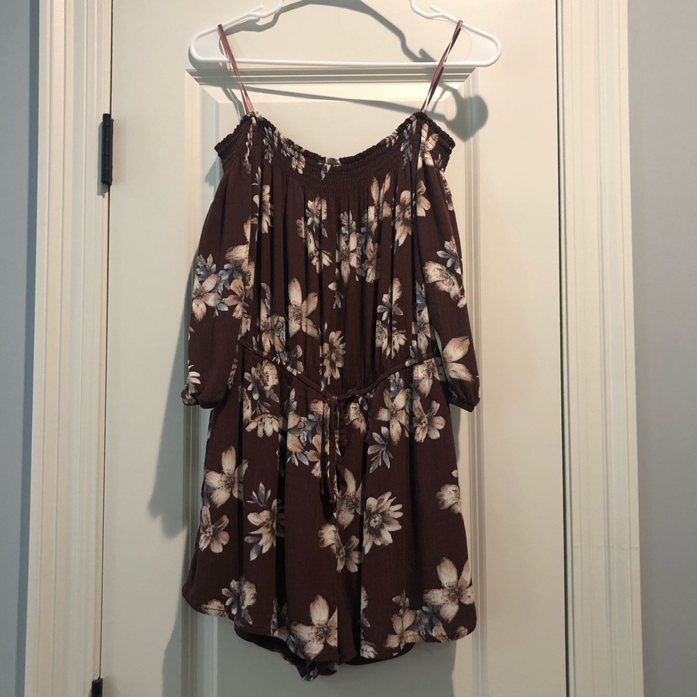 Romper with 3/4 sleeves